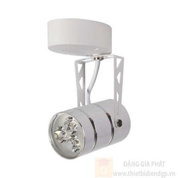 Đèn Led COB chiếu điểm 3W Ø50*L90*130, ánh sáng vàng, vỏ trắng NP 020A